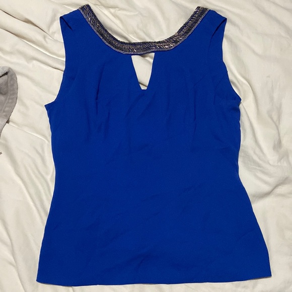 Xoxo blue sequin top - Picture 1 of 5